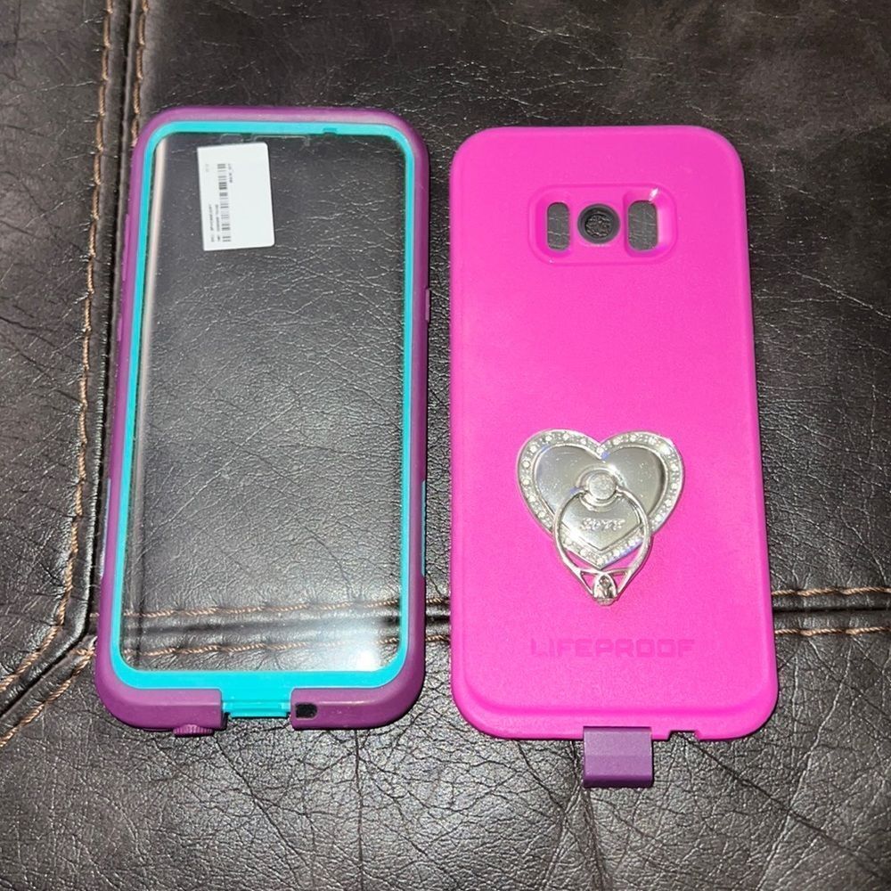LifeProof waterproof case & Ring attachment for Samsung Galaxy S8+